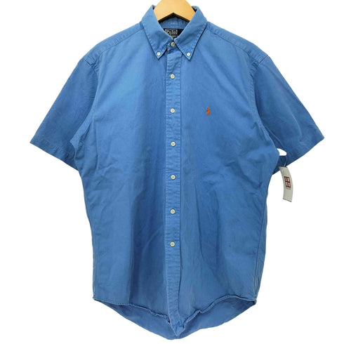 ポロバイラルフローレン Polo by RALPH LAUREN CLASSIC FIT ポニー刺繍 半袖 ボタンダウン シャツ メンズ import:M