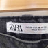 ザラ ZARA リメイクカーペンターブラックデニムパンツ メンズ US:30-31