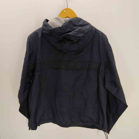 ギャップ Gap 90-00S OLD デカタグ 裏地メッシュ リップストップ ナイロン テック アノラック パーカー ジャケット 裾ドローコード 八の字ジップ メンズ import:XS