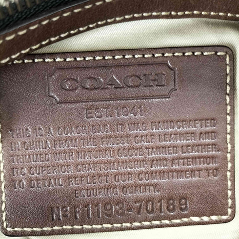 コーチ COACH ハリソン レザーショルダーバッグ メンズ