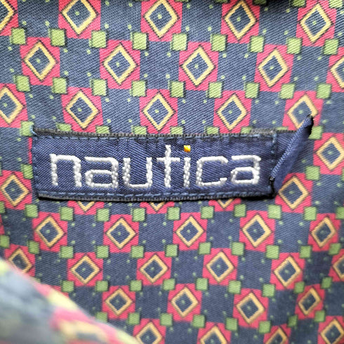 ノーティカ NAUTICA 総柄 ボタンダウン L/Sシャツ メンズ import:L