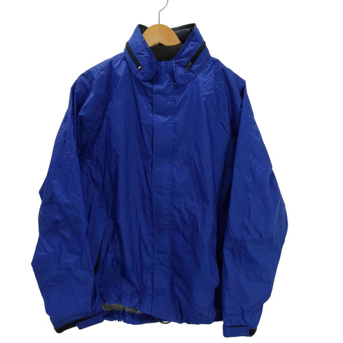 ギャップ Gap 00S 00AW OLD デカタグ 裏地メッシュ リップストップ パッカブル フード フルジップ ナイロン シェル ブルゾン ジャケット 裾ドローコード メンズ import:M