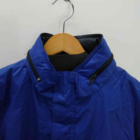 ギャップ Gap 00S 00AW OLD デカタグ 裏地メッシュ リップストップ パッカブル フード フルジップ ナイロン シェル ブルゾン ジャケット 裾ドローコード メンズ import:M