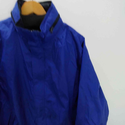 ギャップ Gap 00S 00AW OLD デカタグ 裏地メッシュ リップストップ パッカブル フード フルジップ ナイロン シェル ブルゾン ジャケット 裾ドローコード メンズ import:M