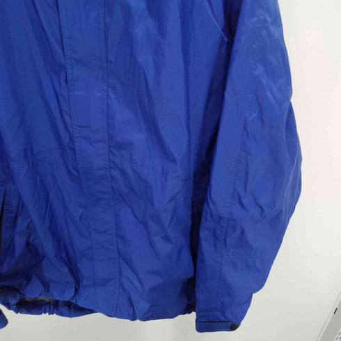 ギャップ Gap 00S 00AW OLD デカタグ 裏地メッシュ リップストップ パッカブル フード フルジップ ナイロン シェル ブルゾン ジャケット 裾ドローコード メンズ import:M