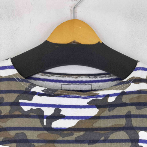 ソフネット SOPHNET. ボーダー 迷彩 L/S カットソー メンズ JPN:S