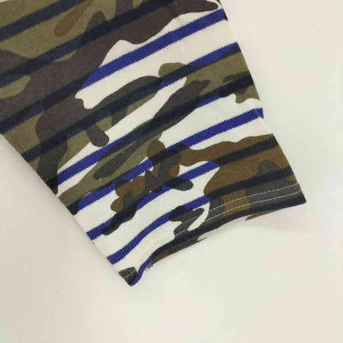 ソフネット SOPHNET. ボーダー 迷彩 L/S カットソー メンズ JPN:S