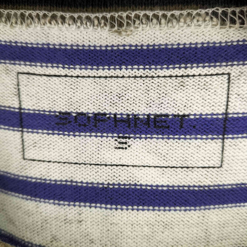 ソフネット SOPHNET. ボーダー 迷彩 L/S カットソー メンズ JPN:S