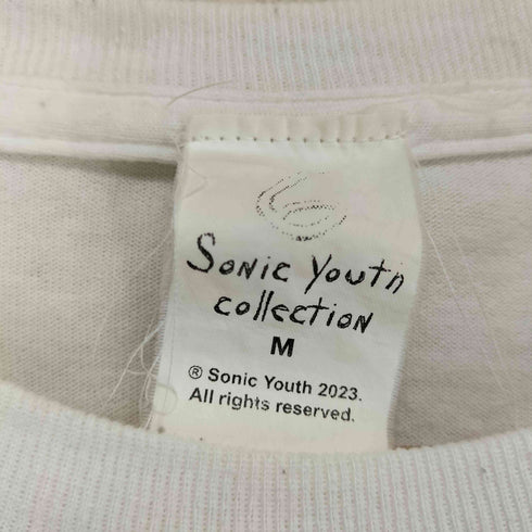ロクビューティーアンドユースユナイテッドアローズ 6 BEAUTY & YOUTH UNITED ARROWS フロントプリント バンドTシャツ メンズ import:M