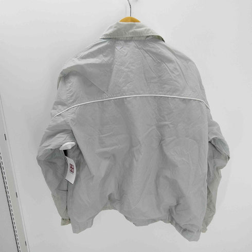 ナイキ NIKE 90-00S 黒タグ スウッシュ 刺繍 パイピング スイッチング バイカラー ナイロン ブルゾン ジャケット メンズ import:XL