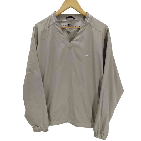 ナイキゴルフ NIKE GOLF 00S スウッシュ ロゴ 刺繍 Vネック ピステ プルオーバー カットソー メンズ import:XL