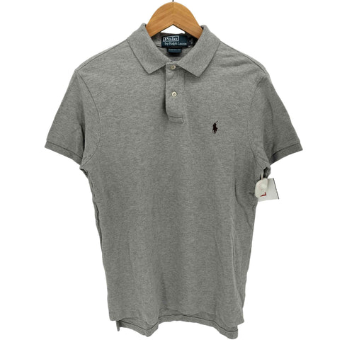 ポロバイラルフローレン Polo by RALPH LAUREN CUSTOM FIT ポニー 刺繍 S/S 鹿の子 ポロ シャツ メンズ import:M