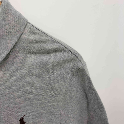 ポロバイラルフローレン Polo by RALPH LAUREN CUSTOM FIT ポニー 刺繍 S/S 鹿の子 ポロ シャツ メンズ import:M