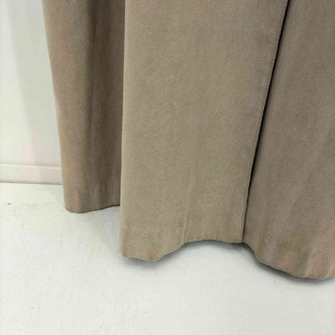 ロンドンフォグ LONDON FOG スエードタッチ ベージュ ステンカラーロングコート レディース