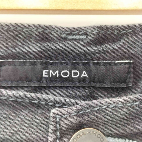エモダ EMODA ハイカットルーズ ワイドジーンズ レディース M