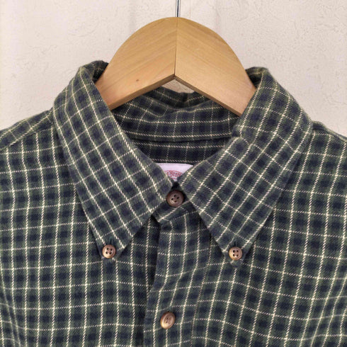 ブルックスブラザーズ 346 BROOKS BROTHERS チェックボタンダウンシャツ メンズ import:M