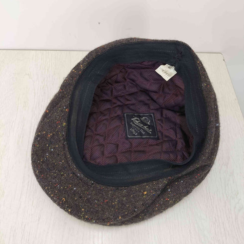 トキオハット Tokio hat カシミヤ100 ハンチングキャップ メンズ LL 59.5cm