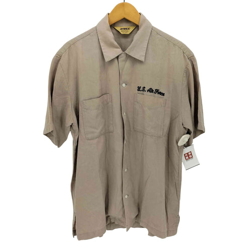 アヴィレックス AVIREX BOWLING SHIRT FEARLESS FLYERS ボーリングシャツ フィアレス フライヤーズ メンズ import:L