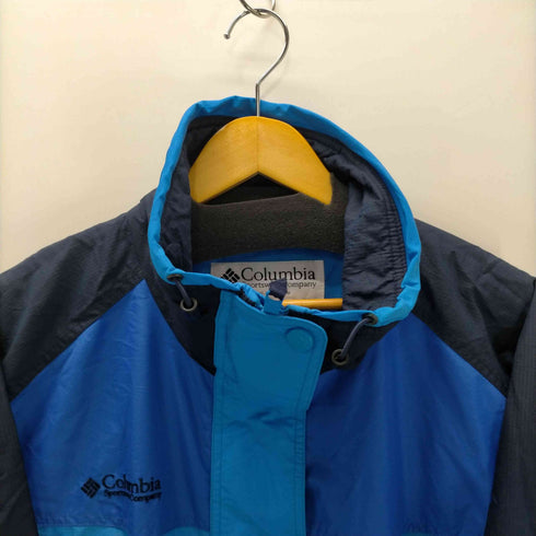 コロンビアスポーツウェア Columbia Sportswear 90-00S リップストップ スイッチング バイカラー ナイロン マウンテン ジャケット 裾ドローコード レディース import:L