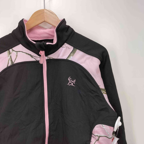 BUSHMASTER 裏地フリースツリーカモジップアップジャケット レディース import:L