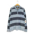 アイゾッド IZOD ボーダーハーフジップスウェット メンズ import:XL