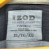 アイゾッド IZOD ボーダーハーフジップスウェット メンズ import:XL