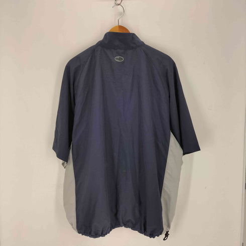 アディダス adidas 00s 企業ロゴ刺繍 S/Sハーフジッププルオーバー メンズ JPN:XL