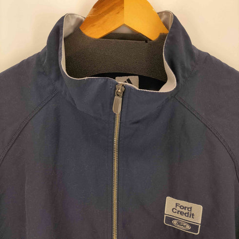 アディダス adidas 00s 企業ロゴ刺繍 S/Sハーフジッププルオーバー メンズ JPN:XL