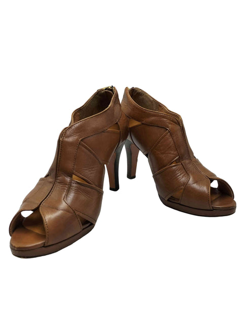 ランバンオンブルー LANVIN en Bleu レザー ハイヒール パンプス レディース JPN:23.5