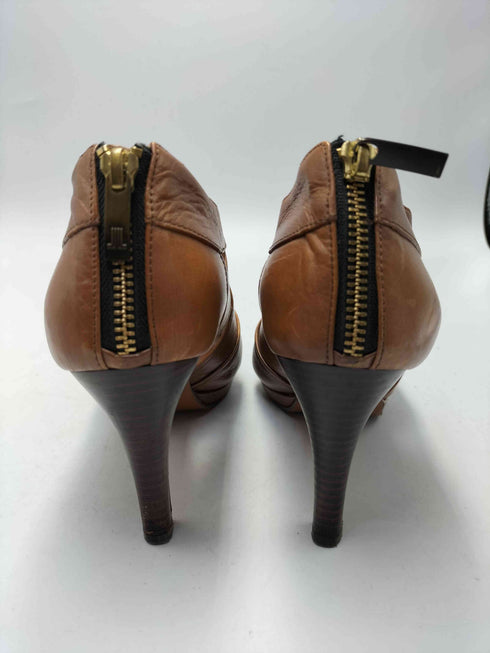 ランバンオンブルー LANVIN en Bleu レザー ハイヒール パンプス レディース JPN:23.5