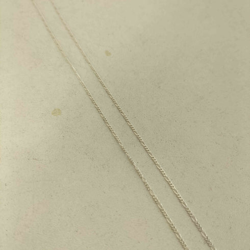 925刻印 フィガロチェーンネックレス メンズ