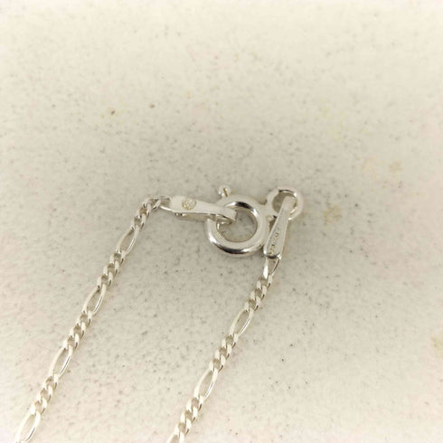 925刻印 フィガロチェーンネックレス メンズ