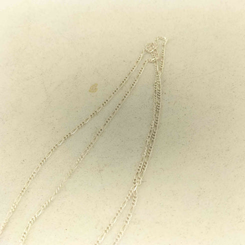 925刻印 フィガロチェーンネックレス メンズ