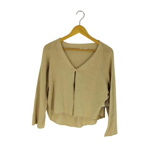 CLASKA コットンリネンカーディガン レディース JPN:38