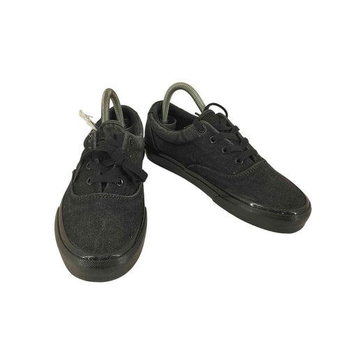 ポロラルフローレン POLO RALPH LAUREN KEATON WASHED BLACK DENIM ローカットスニーカー レディース JPN:24.5