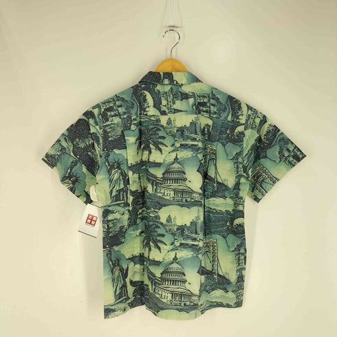 サンサーフ SUN SURF BEST VIEW OF NEW YORK COTTON TYPEWRITER OPEN SHIRT メンズ import:L