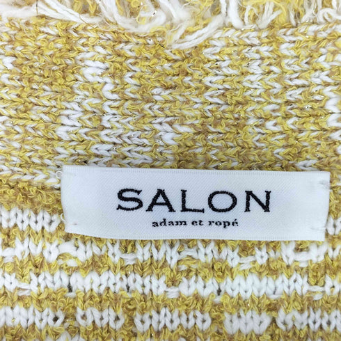 サロンアダムエロペ SALON adam et rope 25SS ツイードライク ラメニットジャケット レディース FREE