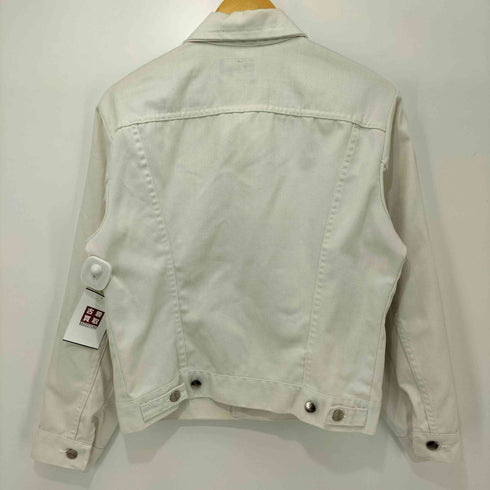 ラングラー Wrangler 70-80s USA製 ホワイト デニムトラッカージャケット レディース EUR:38