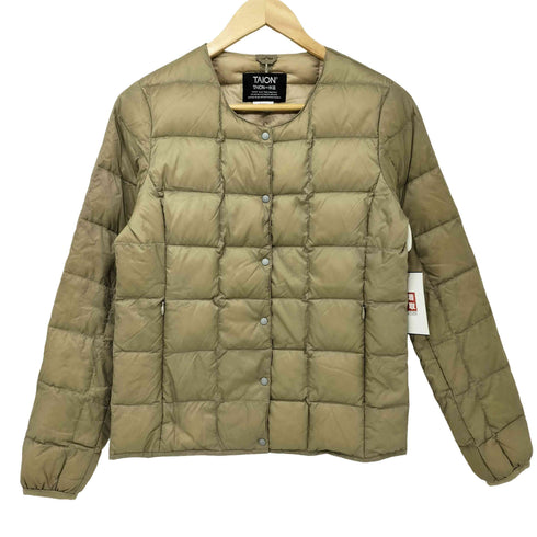 タイオン TAION W CREW NECK BUTTON DOWN JKT インナーダウンジャケット レディース JPN:M