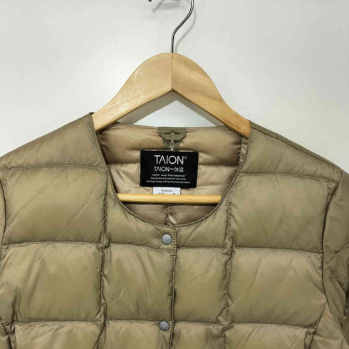 タイオン TAION W CREW NECK BUTTON DOWN JKT インナーダウンジャケット レディース JPN:M