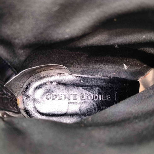 オデットエオディール Odette e Odile スクエアセンターシーム ショートブーツ55↑ レディース JPN:24.5
