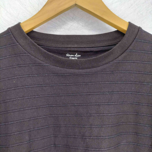 スティーブンアラン Steven Alan オーガニックコットン アソート ボーダー ロングスリーブ Tシャツ BOLD メンズ JPN:M