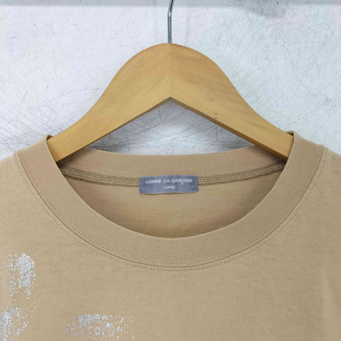 コムデギャルソンオム COMME des GARCONS HOMME 02AW 田中オム ナンバリング ロゴ 箔押 プリントTシャツ メンズ