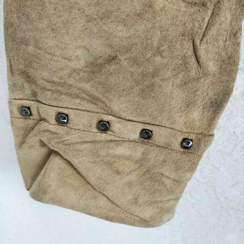 SAGUARO スタッズフリンジレザージャケット レディース import:M