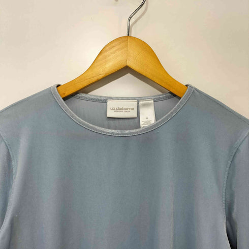 リズクレイボーン LIZ Claiborne ベルベット ベロア L/S カットソー レディース import:M