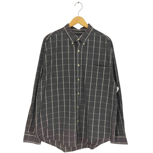 ピューリタン PURITAN チェック柄ボタンダウンシャツ メンズ import:L