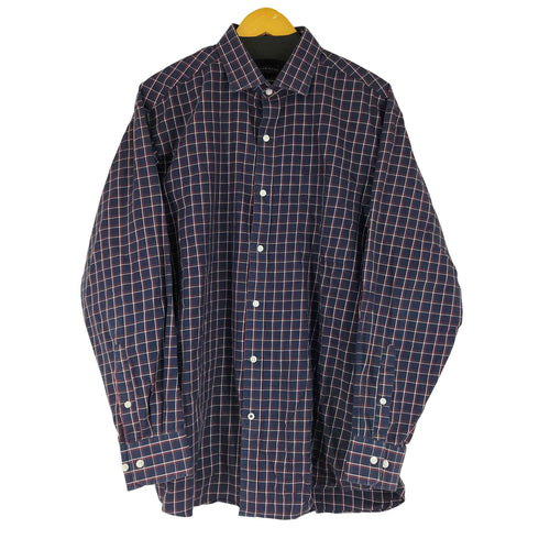 トミーヒルフィガー TOMMY HILFIGER チェック柄 L/S シャツ メンズ import:XL