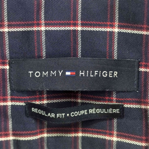 トミーヒルフィガー TOMMY HILFIGER チェック柄 L/S シャツ メンズ import:XL