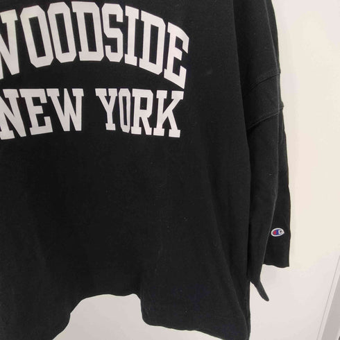 チャンピオン Champion 22AW 別注 RELUME LONG SLEEVE T SHIRT FOOT BALL フットボール カレッジ Tシャツ カットソー レディース JPN:L