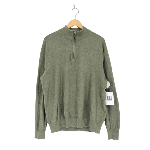 JOS.A.BANK ハーフジップコットンニット メンズ import:XL